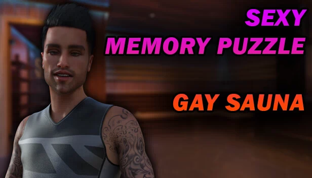 性感记忆拼图 - 同志桑拿（Sexy Memory Puzzle - Gay Sauna） 游戏封面
