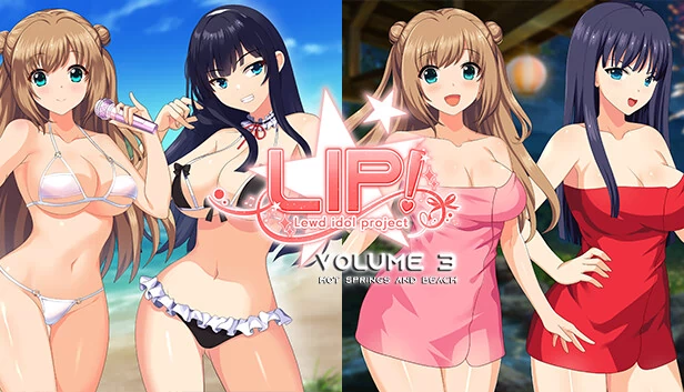 LIP! 色情偶像计划 Vol. 3 - 温泉与海滩篇（LIP! Lewd Idol Project Vol. 3 - Hot Springs and Beach Episodes） 游戏封面