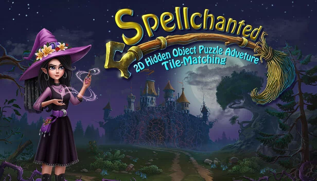 咒语迷踪 2D 隐藏物品解谜冒险与三消（Spellchanted 2D Hidden Object Puzzle Adveture Tile-Matching） 游戏封面
