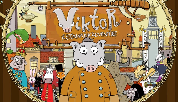 维克多：蒸汽朋克冒险（Viktor, a Steampunk Adventure） 游戏封面