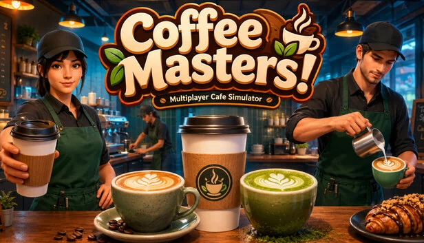 咖啡大师！- 多人咖啡馆模拟器（Coffee Masters! - Multiplayer Cafe Simulator） 游戏封面