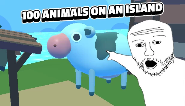 孤岛上的100只动物（100 ANIMALS ON AN ISLAND） 游戏封面