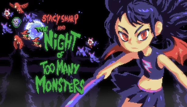 Stacy Sharp 与怪物过多的夜晚（Stacy Sharp and the Night Of Too Many Monsters） 游戏封面