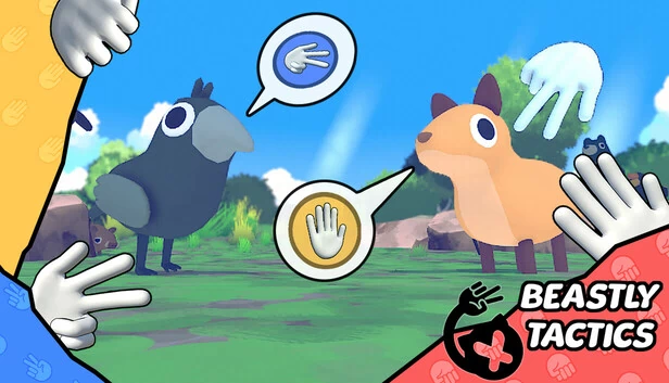 野兽战术：石头剪刀布（Beastly Tactics: Rock Paper Scissors） 游戏封面