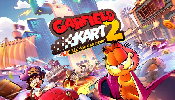 加菲猫卡丁车2 - 无限漂移（Garfield Kart 2 - All You Can Drift） 游戏封面