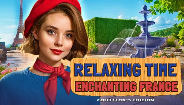 悠闲时光:迷人法国 收藏版(Relaxing Time: Enchanting France Collector's Edition) 游戏封面