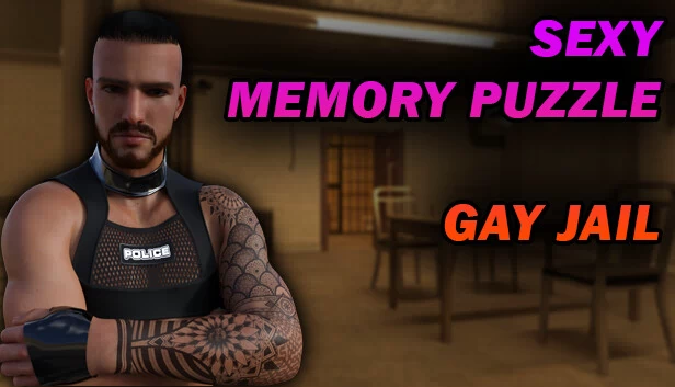 性感记忆拼图 - 同志监狱（Sexy Memory Puzzle - Gay Jail） 游戏封面