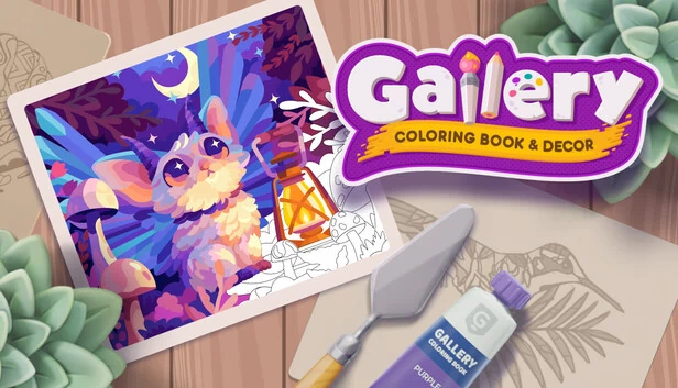 画廊:涂色书与装饰(Gallery: Coloring book & decor) 游戏封面