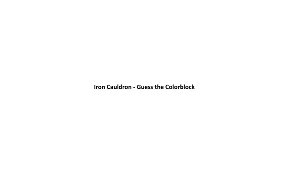 铁坩埚 - 猜色块（Iron Cauldron - Guess the Colorblock） 游戏封面