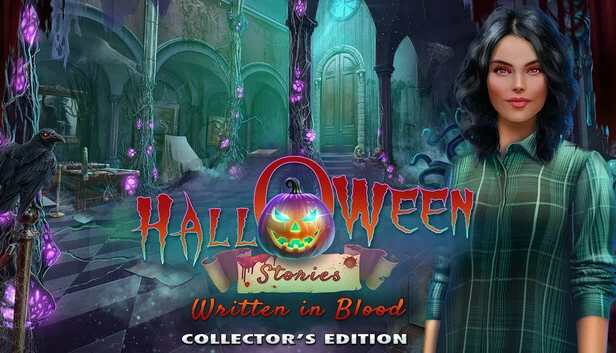 万圣节故事：血色书写 收藏版（Halloween Stories: Written in Blood Collector's Edition） 游戏封面