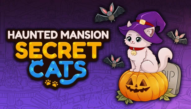 神秘猫咪 - 闹鬼豪宅（Secret Cats - Haunted Mansion） 游戏封面