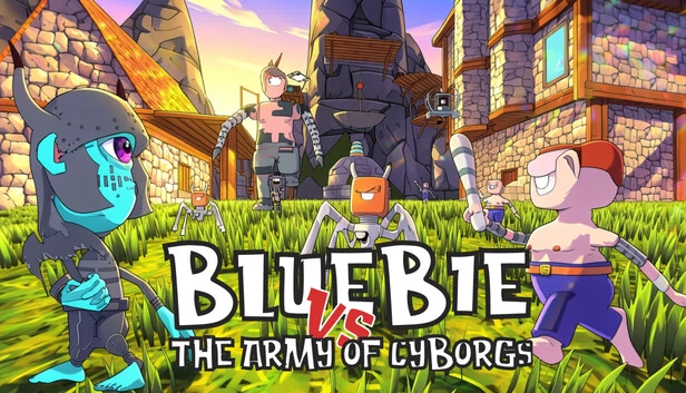Bluebie VS 机械人大军（Bluebie VS The Army of Cyborgs） 游戏封面