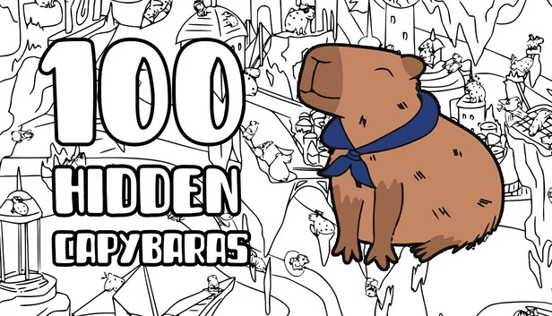 100只隐藏水豚（100 Hidden Capybaras） 游戏封面