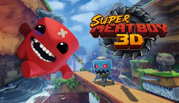 超级食肉男孩3D（Super Meat Boy 3D） 游戏封面