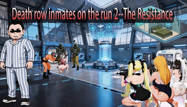 死刑犯大逃亡2：反抗军（Death row inmates on the run 2--The Resistance） 游戏封面