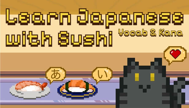 寿司学日语假名与词汇（Learn Japanese Kana & Vocab with Sushi） 游戏封面