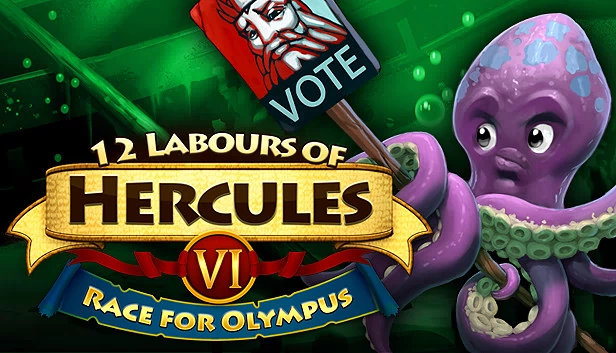 赫拉克勒斯的十二试炼 VI：奥林匹斯竞赛（白金版）（12 Labours of Hercules VI: Race for Olympus (Platinum Edition)） 游戏封面