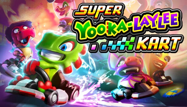 超级尤卡莱利卡丁车（Super Yooka-Laylee Kart） 游戏封面