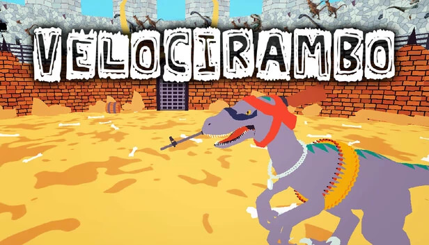 迅猛龙兰博(Velocirambo) 游戏封面