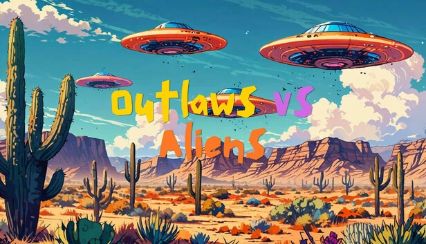 法外狂徒大战外星人（Outlaws vs Aliens） 游戏封面