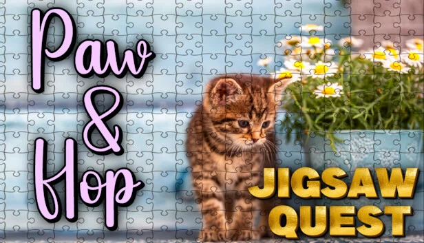爪爪跳跳拼图大冒险(Paw & Hop Jigsaw Quest) 游戏封面