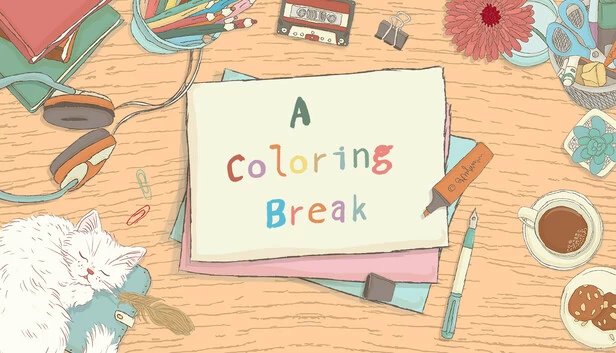 填色休息（A Coloring Break） 游戏封面