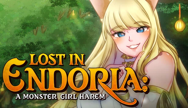 迷失于恩多里亚：魔物娘后宫（Lost in Endoria: A Monster Girl Harem） 游戏封面
