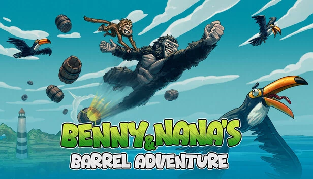 班尼和娜娜的桶装冒险（Benny & Nana's Barrel Adventure） 游戏封面