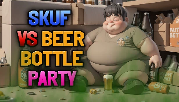 Skuf vs 啤酒瓶派对（Skuf vs beer bottle party） 游戏封面