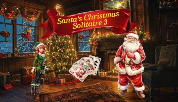 圣诞老人的圣诞纸牌接龙3（Santa's Christmas Solitaire 3） 游戏封面