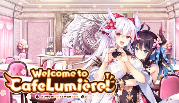 欢迎来到Cafe Lumière!~龙娘概念咖啡厅~(Welcome to Cafe Lumière! ~A Dragon Girl Concept Cafe~) 游戏封面