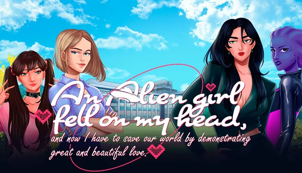 An alien girl fell on my head, and now I must save our world by demonstrating great and beautiful love 游戏封面