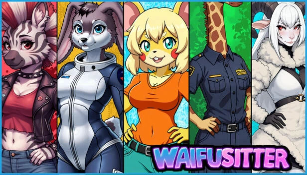 Waifusitter 🔞 - 兽人合集（Waifusitter 🔞 - Furry Collection） 游戏封面