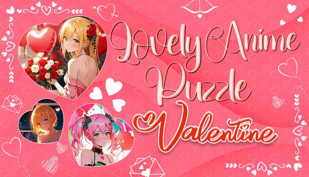 可爱动漫拼图：情人节（Lovely Anime Puzzle: Valentine） 游戏封面