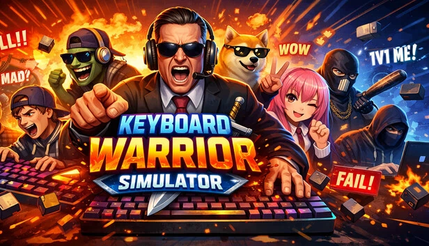 键盘侠模拟器（Keyboard Warrior Simulator） 游戏封面