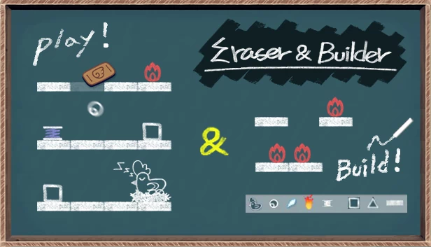 橡皮擦与建造者（Eraser & Builder） 游戏封面