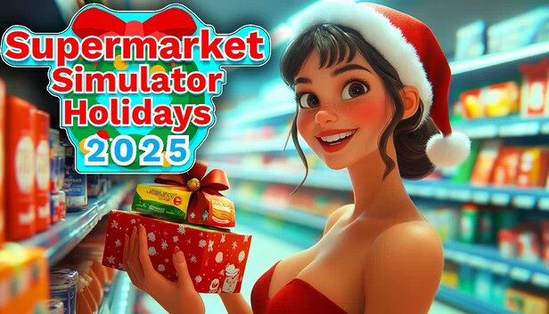 超市模拟器 2025节日版（Supermarket Simulator Holidays 2025） 游戏封面