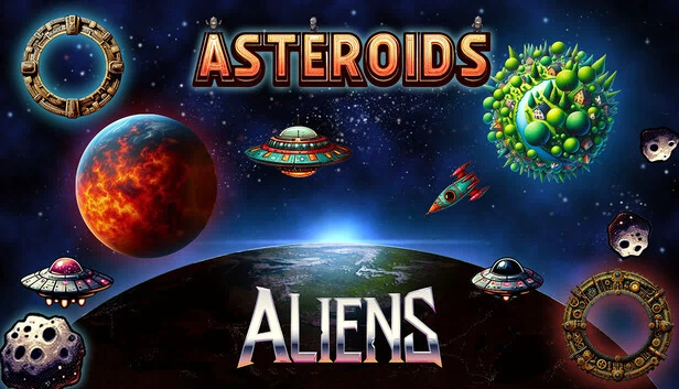 小行星与外星人（Asteroids and Aliens） 游戏封面