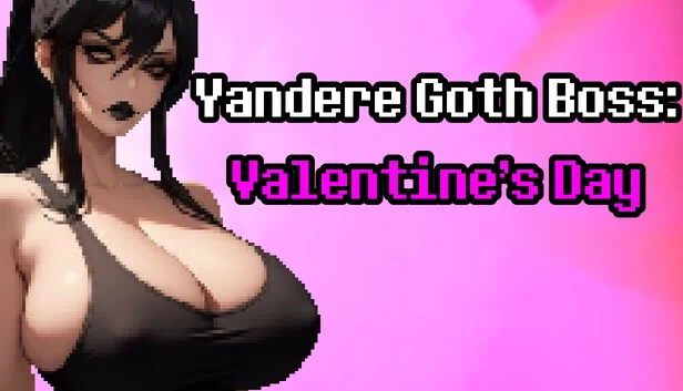 病娇哥特老板：情人节（Yandere Goth Boss: Valentine's Day） 游戏封面