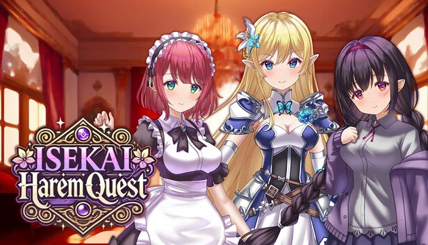 异世界后宫任务：爱、剑与力量（Isekai Harem Quest: Love, Blades, and Power） 游戏封面