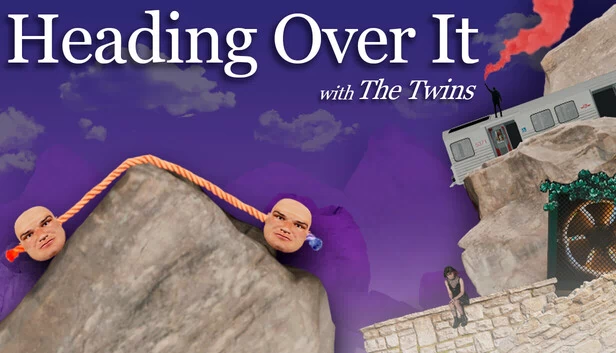 与双胞胎一起克服《Over It》(Heading Over It with The Twins) 游戏封面