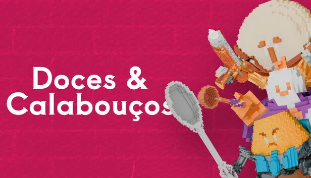 糖果与地牢：甜蜜王国的混乱（Doces & Calabouços: Caos no Reino do Doce） 游戏封面