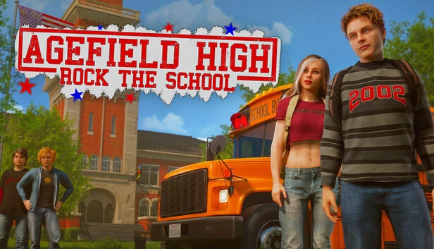 艾吉菲尔德高中：摇滚校园（Agefield High: Rock the School） 游戏封面
