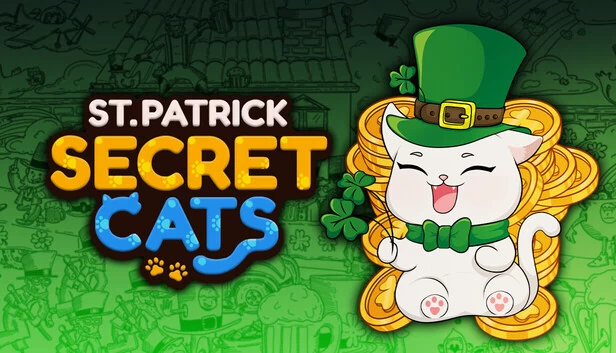 秘密猫咪 - 圣帕特里克（Secret Cats - St. Patrick） 游戏封面