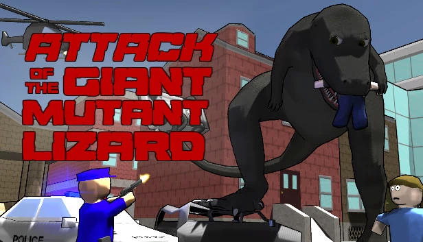 巨型变异蜥蜴的袭击（Attack of the Giant Mutant Lizard） 游戏封面
