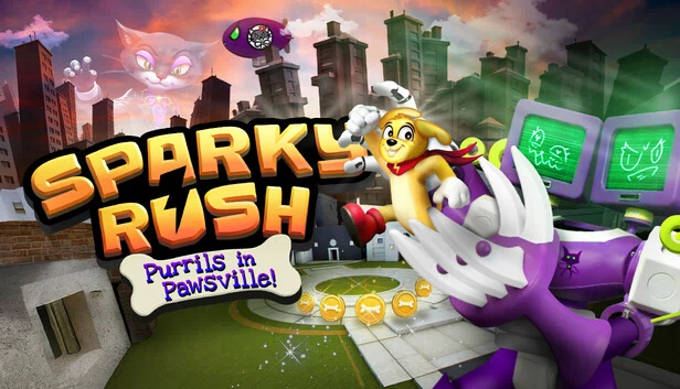 Sparky Rush: Purrils in Pawsville! 游戏封面