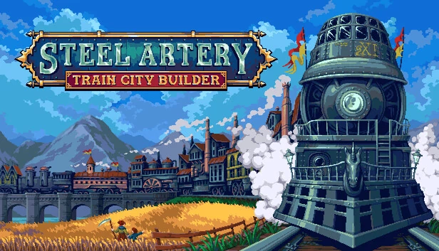 钢铁动脉：火车城市建造者（Steel Artery: Train City Builder） 游戏封面