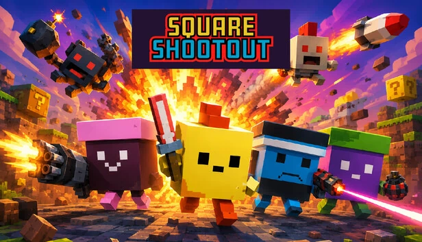 方块枪战（Square Shootout） 游戏封面