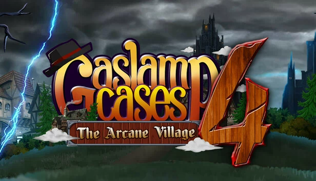 Gaslamp Cases 4：神秘村庄（Gaslamp Cases 4: The Arcane Village） 游戏封面