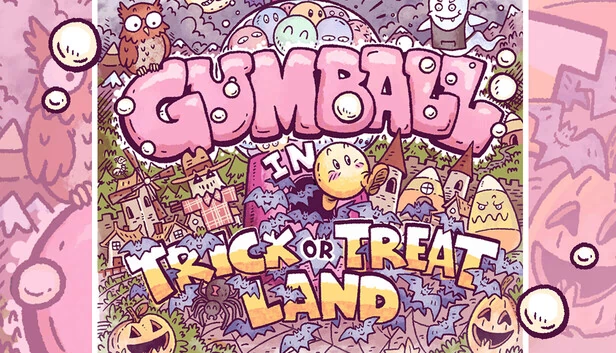 阿甘妙世界：不给糖就捣蛋之地（Gumball in Trick-or-Treat Land） 游戏封面
